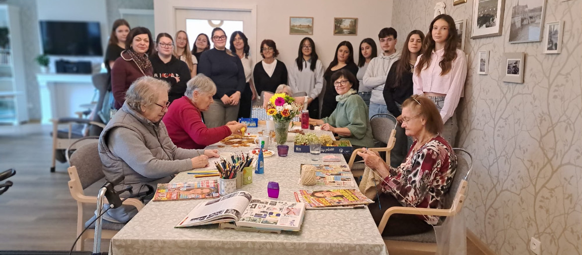 Návštěva  studentů z Itálie